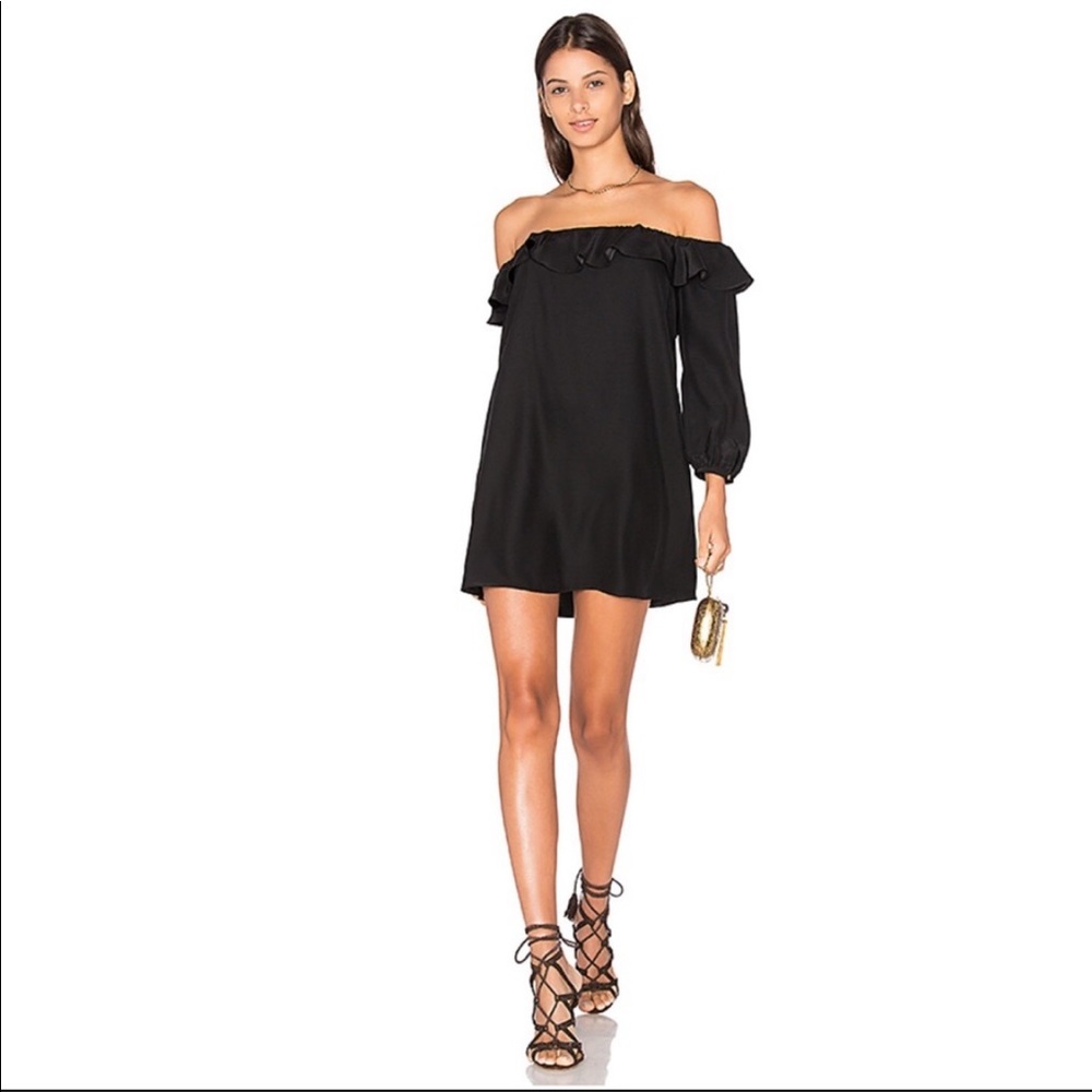 Amanda Uprichard Joanna black dress